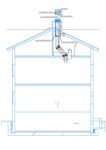 Изготовление и монтаж двух вентшахт в доме из газоблоков